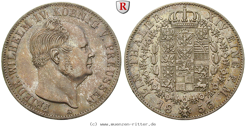 Klicken Sie auf das Bild um es auf Ihrem Rechner zu speichern brandenburg-preussen-friedrich-wilhelm-iv-taler/94285.jpg