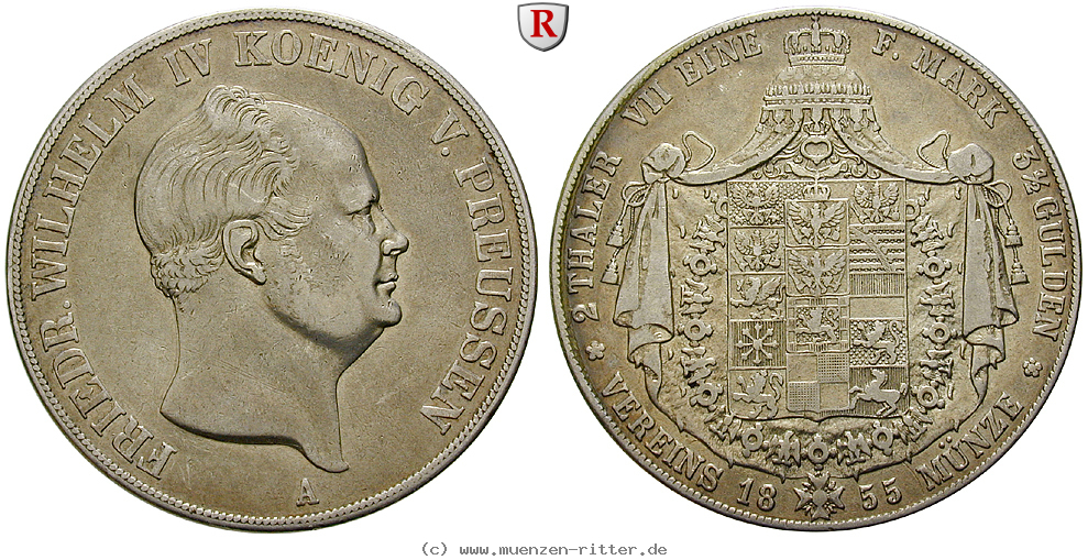 Klicken Sie auf das Bild um es auf Ihrem Rechner zu speichern brandenburg-preussen-friedrich-wilhelm-iv-vereinsdoppeltaler/102050.jpg