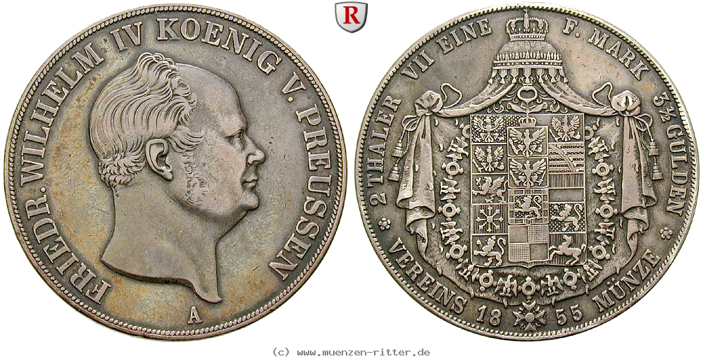 Klicken Sie auf das Bild um es auf Ihrem Rechner zu speichern brandenburg-preussen-friedrich-wilhelm-iv-vereinsdoppeltaler/68974.jpg