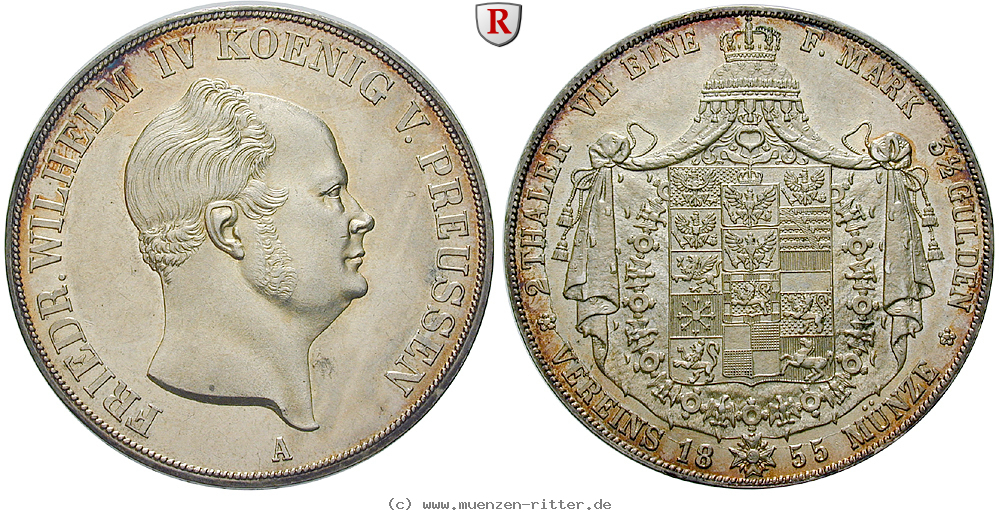 Klicken Sie auf das Bild um es auf Ihrem Rechner zu speichern brandenburg-preussen-friedrich-wilhelm-iv-vereinsdoppeltaler/68977.jpg