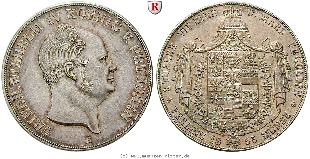 Klicken Sie auf das Bild um es auf Ihrem Rechner zu speichern brandenburg-preussen-friedrich-wilhelm-iv-vereinsdoppeltaler/69516.jpg