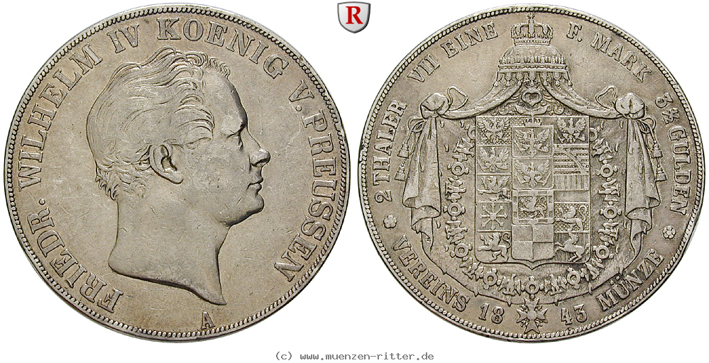 Klicken Sie auf das Bild um es auf Ihrem Rechner zu speichern brandenburg-preussen-friedrich-wilhelm-iv-vereinsdoppeltaler/81786.jpg