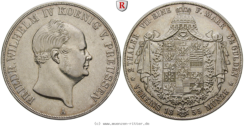 Klicken Sie auf das Bild um es auf Ihrem Rechner zu speichern brandenburg-preussen-friedrich-wilhelm-iv-vereinsdoppeltaler/82108.jpg