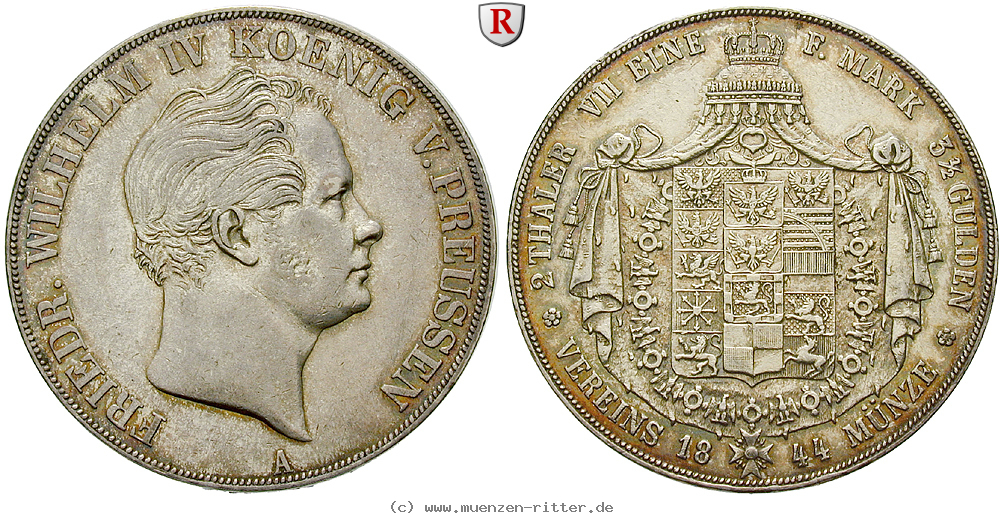 Klicken Sie auf das Bild um es auf Ihrem Rechner zu speichern brandenburg-preussen-friedrich-wilhelm-iv-vereinsdoppeltaler/87276.jpg