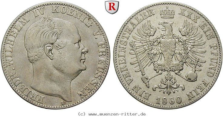 Klicken Sie auf das Bild um es auf Ihrem Rechner zu speichern brandenburg-preussen-friedrich-wilhelm-iv-vereinstaler/19071.jpg