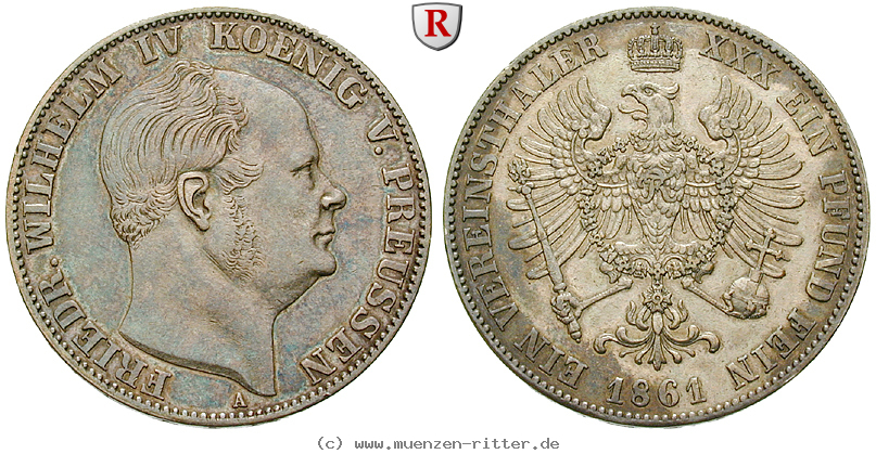 Klicken Sie auf das Bild um es auf Ihrem Rechner zu speichern brandenburg-preussen-friedrich-wilhelm-iv-vereinstaler/53539.jpg