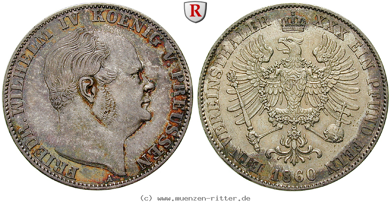Klicken Sie auf das Bild um es auf Ihrem Rechner zu speichern brandenburg-preussen-friedrich-wilhelm-iv-vereinstaler/84169.jpg