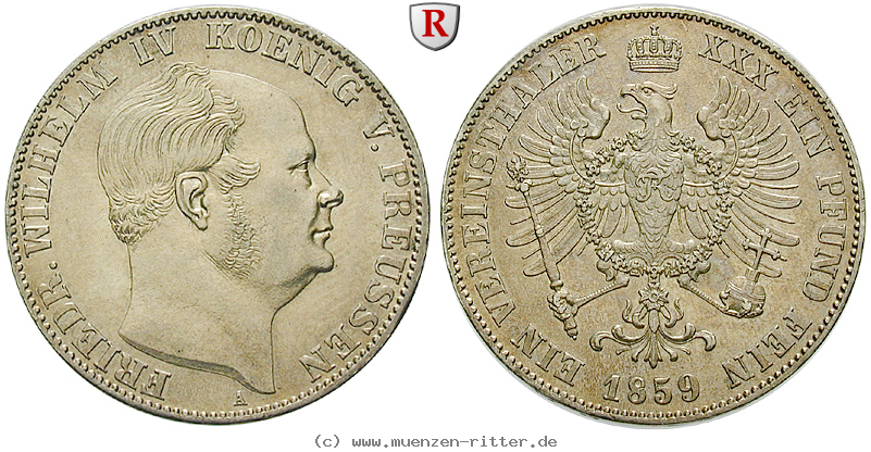 Klicken Sie auf das Bild um es auf Ihrem Rechner zu speichern brandenburg-preussen-friedrich-wilhelm-iv-vereinstaler/88264.jpg