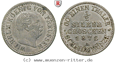 Klicken Sie auf das Bild um es auf Ihrem Rechner zu speichern brandenburg-preussen-wilhelm-i-1-2-silbergroschen/54597.jpg