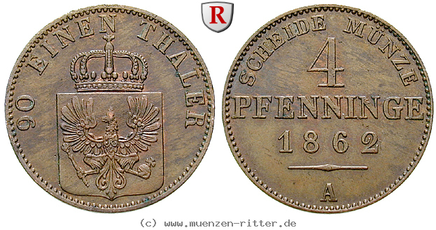 Klicken Sie auf das Bild um es auf Ihrem Rechner zu speichern brandenburg-preussen-wilhelm-i-4-pfennig/85983.jpg