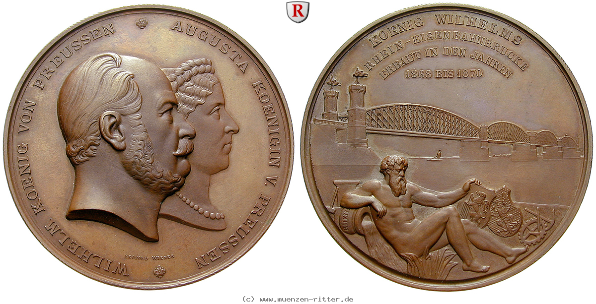 Klicken Sie auf das Bild um es auf Ihrem Rechner zu speichern brandenburg-preussen-wilhelm-i-bronzemedaille/63401.jpg