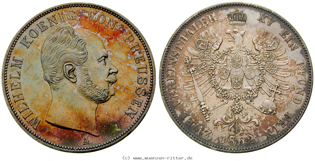 Klicken Sie auf das Bild um es auf Ihrem Rechner zu speichern brandenburg-preussen-wilhelm-i-doppeltaler/26979.jpg