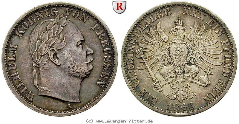 Klicken Sie auf das Bild um es auf Ihrem Rechner zu speichern brandenburg-preussen-wilhelm-i-siegestaler/100594.jpg