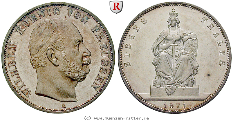 Klicken Sie auf das Bild um es auf Ihrem Rechner zu speichern brandenburg-preussen-wilhelm-i-siegestaler/81920.jpg