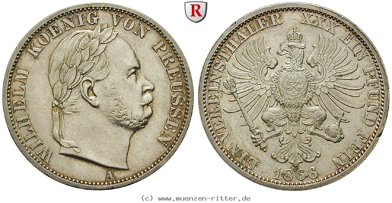 Klicken Sie auf das Bild um es auf Ihrem Rechner zu speichern brandenburg-preussen-wilhelm-i-siegestaler/97334.jpg