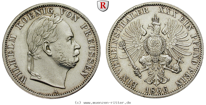 Klicken Sie auf das Bild um es auf Ihrem Rechner zu speichern brandenburg-preussen-wilhelm-i-siegestaler/98497.jpg