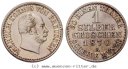 Klicken Sie auf das Bild um es auf Ihrem Rechner zu speichern brandenburg-preussen-wilhelm-i-silbergroschen/11470.jpg