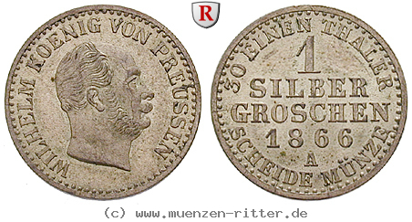 Klicken Sie auf das Bild um es auf Ihrem Rechner zu speichern brandenburg-preussen-wilhelm-i-silbergroschen/28869.jpg