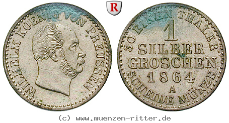 Klicken Sie auf das Bild um es auf Ihrem Rechner zu speichern brandenburg-preussen-wilhelm-i-silbergroschen/31374.jpg