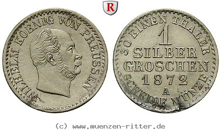 Klicken Sie auf das Bild um es auf Ihrem Rechner zu speichern brandenburg-preussen-wilhelm-i-silbergroschen/42975.jpg