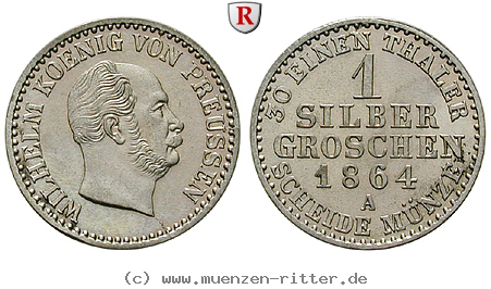 Klicken Sie auf das Bild um es auf Ihrem Rechner zu speichern brandenburg-preussen-wilhelm-i-silbergroschen/54584.jpg