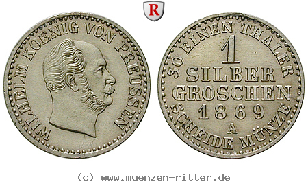 Klicken Sie auf das Bild um es auf Ihrem Rechner zu speichern brandenburg-preussen-wilhelm-i-silbergroschen/85479.jpg