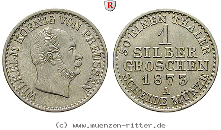 Klicken Sie auf das Bild um es auf Ihrem Rechner zu speichern brandenburg-preussen-wilhelm-i-silbergroschen/85483.jpg