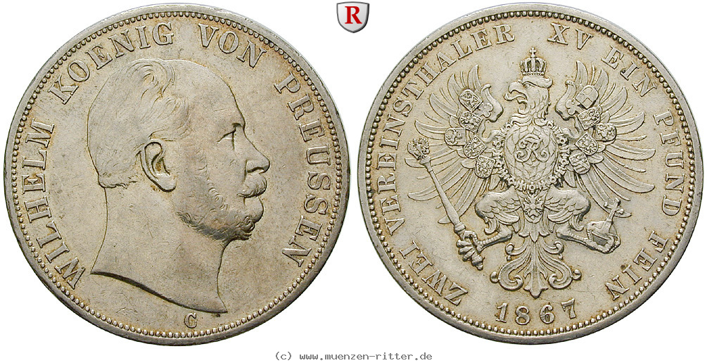 Klicken Sie auf das Bild um es auf Ihrem Rechner zu speichern brandenburg-preussen-wilhelm-i-vereinsdoppeltaler/49820.jpg