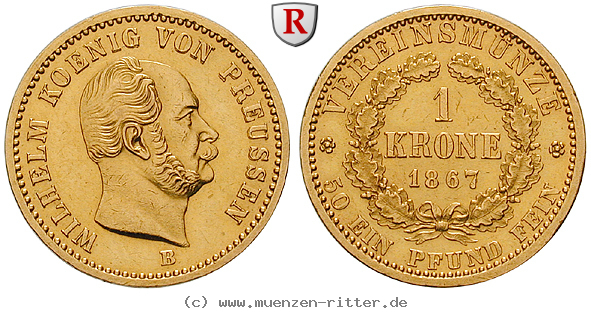 Klicken Sie auf das Bild um es auf Ihrem Rechner zu speichern brandenburg-preussen-wilhelm-i-vereinskrone/87330.jpg