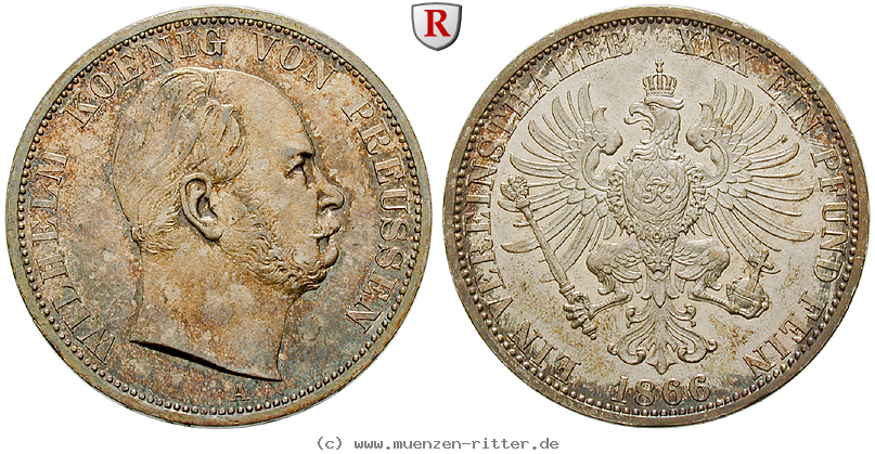 Klicken Sie auf das Bild um es auf Ihrem Rechner zu speichern brandenburg-preussen-wilhelm-i-vereinstaler/53541.jpg