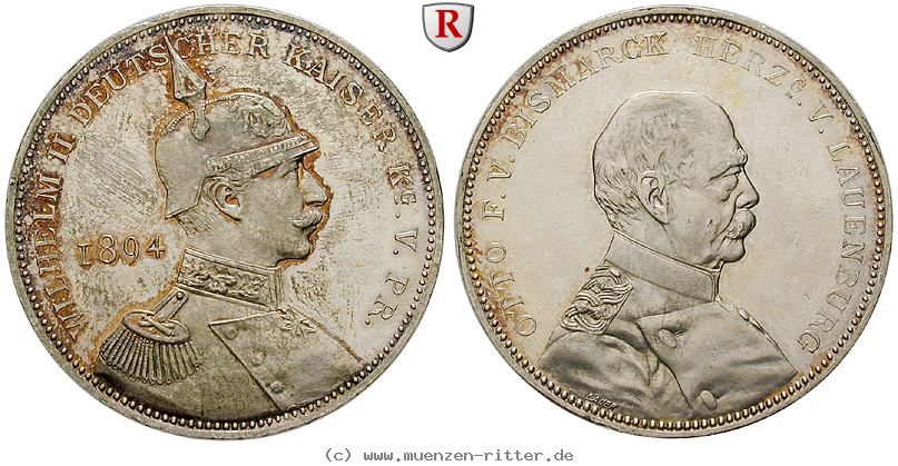 Klicken Sie auf das Bild um es auf Ihrem Rechner zu speichern brandenburg-preussen-wilhelm-ii-silbermedaille/101573.jpg