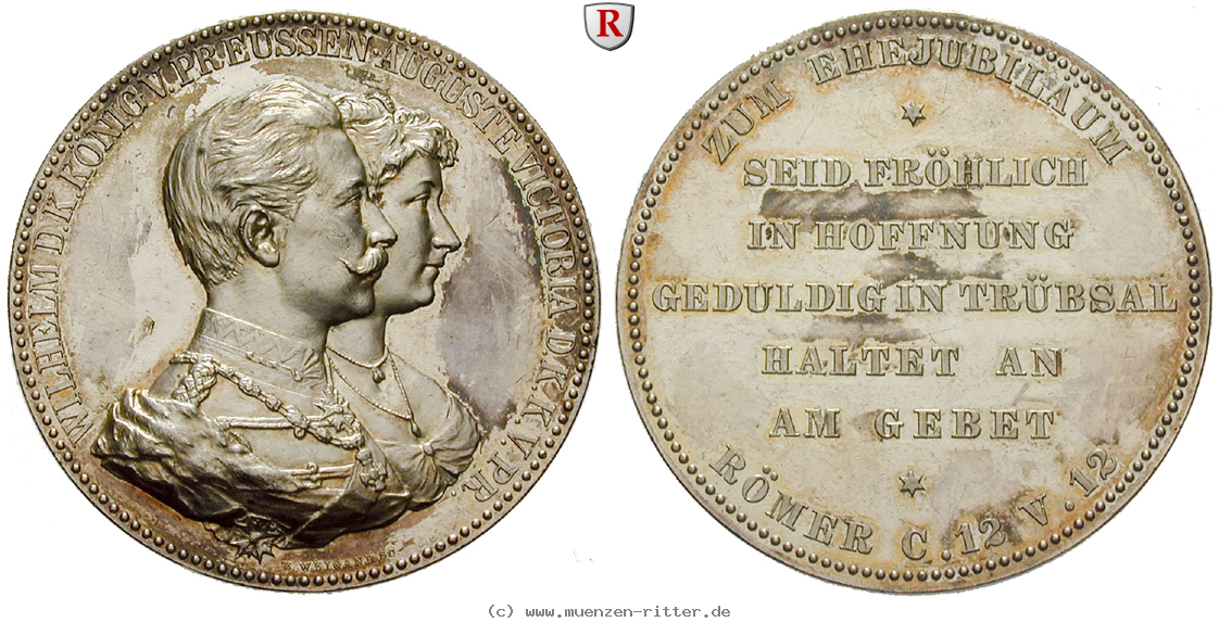 Klicken Sie auf das Bild um es auf Ihrem Rechner zu speichern brandenburg-preussen-wilhelm-ii-silbermedaille/43540.jpg