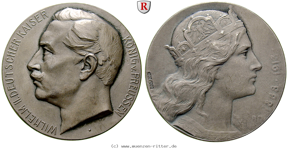 Klicken Sie auf das Bild um es auf Ihrem Rechner zu speichern brandenburg-preussen-wilhelm-ii-silbermedaille/63486.jpg