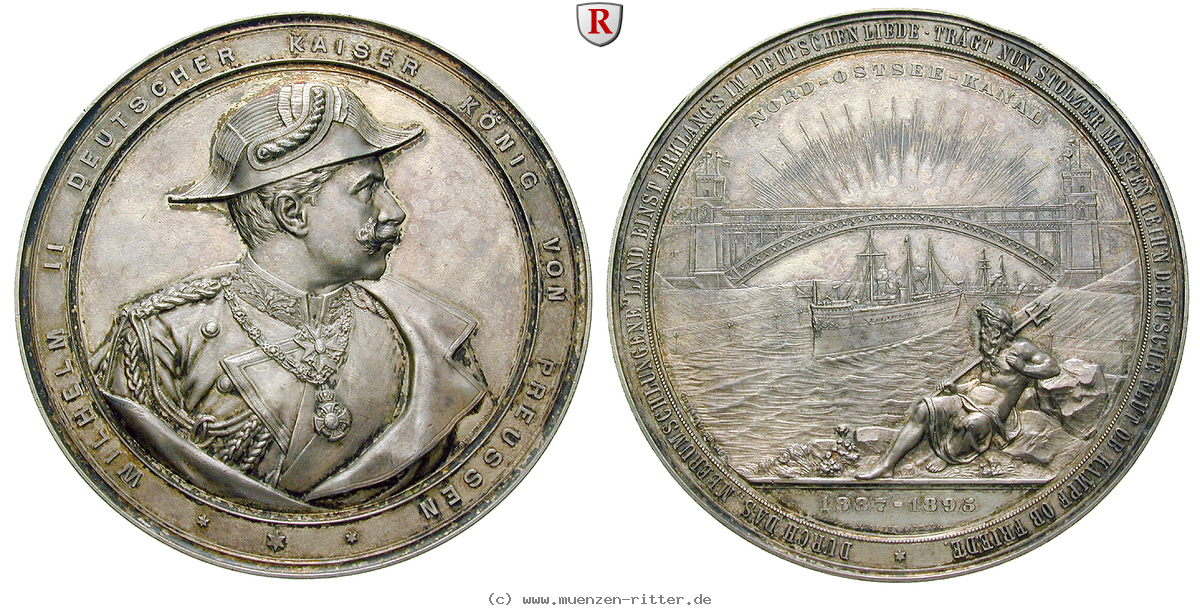Klicken Sie auf das Bild um es auf Ihrem Rechner zu speichern brandenburg-preussen-wilhelm-ii-silbermedaille/81192.jpg