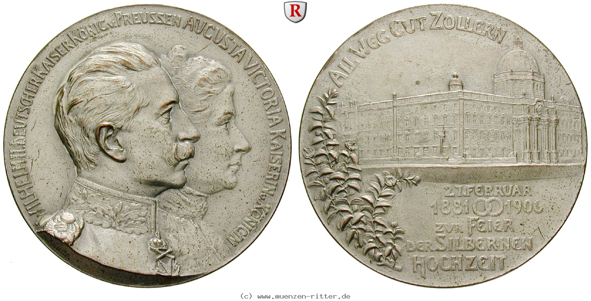 Klicken Sie auf das Bild um es auf Ihrem Rechner zu speichern brandenburg-preussen-wilhelm-ii-versilberte-bronzemedaille/43525.jpg