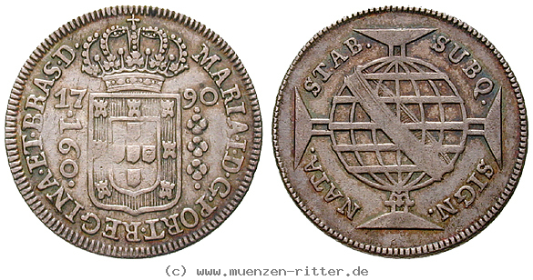 Klicken Sie auf das Bild um es auf Ihrem Rechner zu speichern brasilien-maria-i-160-reis/13804.jpg