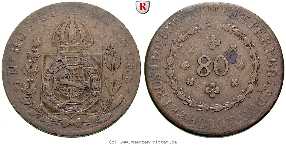 Klicken Sie auf das Bild um es auf Ihrem Rechner zu speichern brasilien-pedro-i-80-reis/13814.jpg