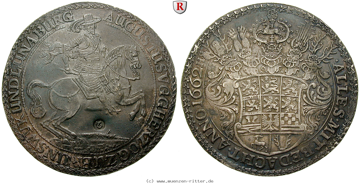 Klicken Sie auf das Bild um es auf Ihrem Rechner zu speichern braunschweig-august-der-juengere-loeser-zu-2-reichstalern/92233.jpg