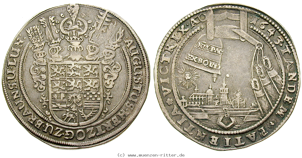 Klicken Sie auf das Bild um es auf Ihrem Rechner zu speichern braunschweig-august-der-juengere-taler/44549.jpg