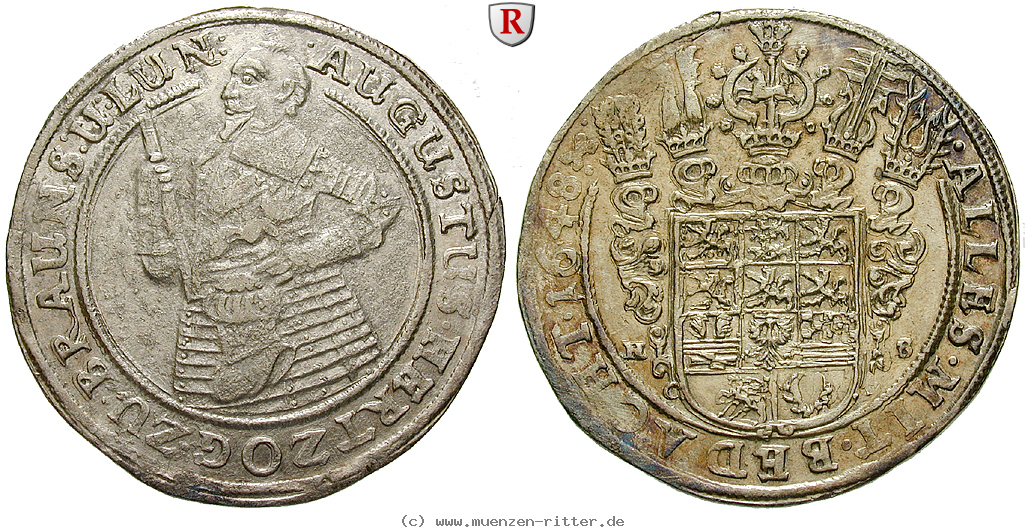Klicken Sie auf das Bild um es auf Ihrem Rechner zu speichern braunschweig-august-der-juengere-taler/51598.jpg