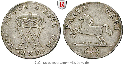 Klicken Sie auf das Bild um es auf Ihrem Rechner zu speichern braunschweig-august-wilhelm-1-9-taler/76643.jpg
