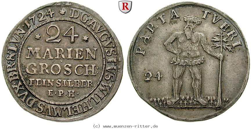 Klicken Sie auf das Bild um es auf Ihrem Rechner zu speichern braunschweig-august-wilhelm-24-mariengroschen/90594.jpg