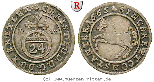Klicken Sie auf das Bild um es auf Ihrem Rechner zu speichern braunschweig-christian-ludwig-1-24-taler/29760.jpg