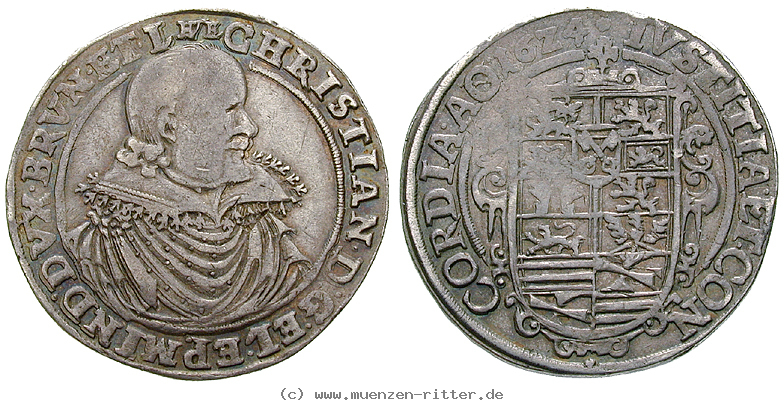 Klicken Sie auf das Bild um es auf Ihrem Rechner zu speichern braunschweig-christian-von-minden-1-4-taler/22230.jpg