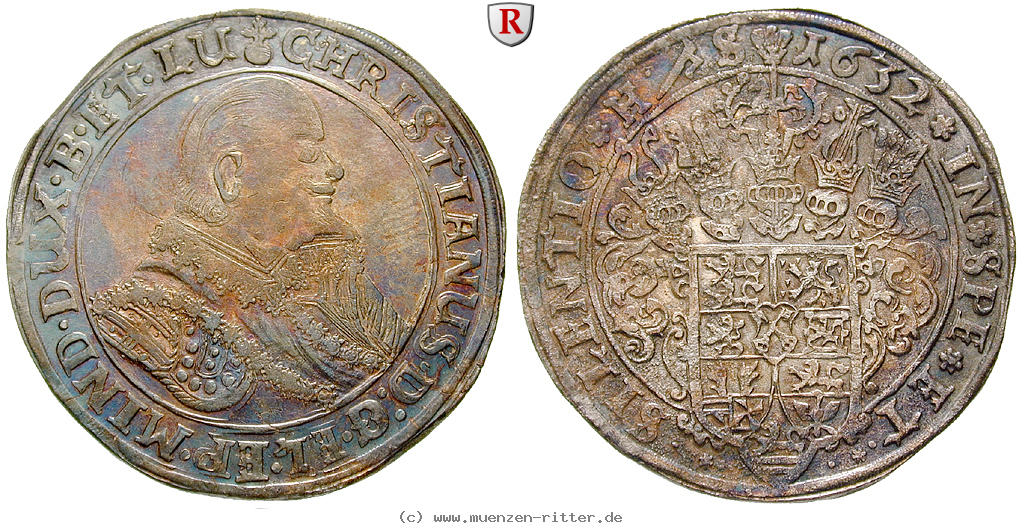 Klicken Sie auf das Bild um es auf Ihrem Rechner zu speichern braunschweig-christian-von-minden-taler/51555.jpg