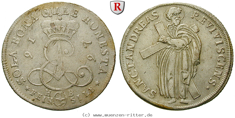 Klicken Sie auf das Bild um es auf Ihrem Rechner zu speichern braunschweig-ernst-august-1-3-taler/31412.jpg