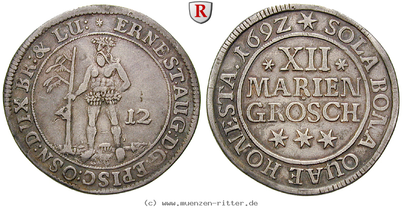 Klicken Sie auf das Bild um es auf Ihrem Rechner zu speichern braunschweig-ernst-august-12-mariengroschen/27558.jpg