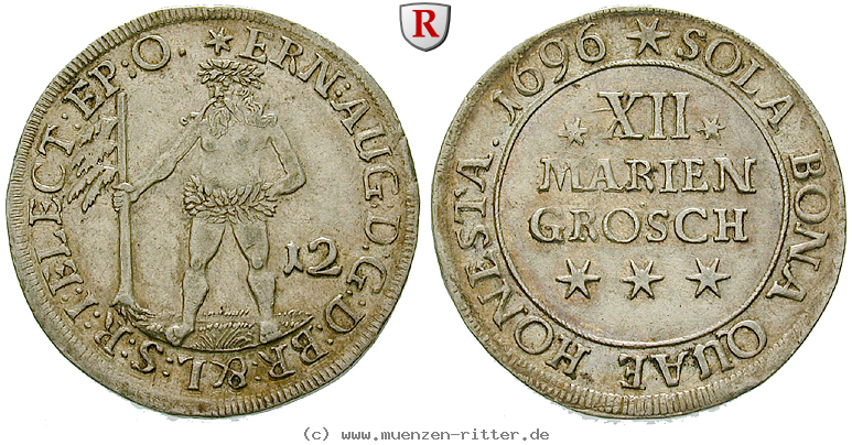 Klicken Sie auf das Bild um es auf Ihrem Rechner zu speichern braunschweig-ernst-august-12-mariengroschen/31411.jpg