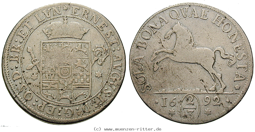 Klicken Sie auf das Bild um es auf Ihrem Rechner zu speichern braunschweig-ernst-august-2-3-taler/31235.jpg