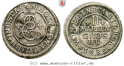 Klicken Sie auf das Bild um es auf Ihrem Rechner zu speichern braunschweig-ernst-august-2-mariengroschen/34664.jpg